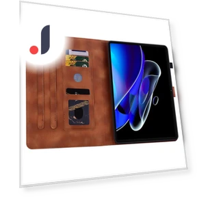 Lily Flower Imprint Leather Tablet Cover — Protective Cases, Smartwatch 2025