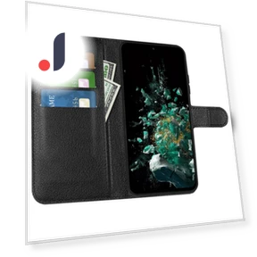 Litchi Texture Folio Flip Phone Case — Phone Accessories, Smartwatch 2025