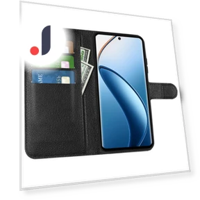 Litchi Texture PU Leather Folio Flip Wallet Phone Cover — Phone Accessories, Smartwatch 2025