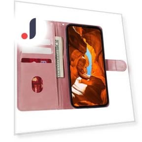 Magnetic Clasp Leather Wallet Phone Cover — Flip Cases, Smartwatch 2025