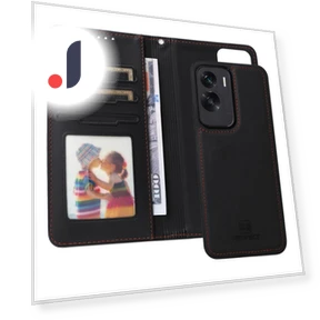 Magnetic Detachable PU Leather Phone Cover with Strap — Fitness Bands, Smartwatch 2025