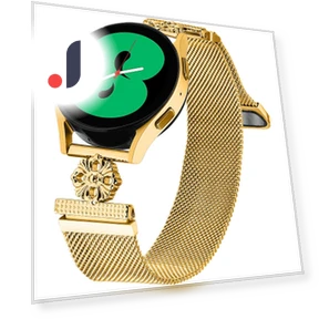 Milanese Band Flower Stainless Steel Magnetic Mesh Watch Strap — Smartwatches, Smartwatch 2025