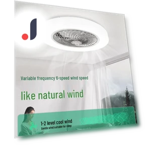 Modern Minimalist Smart Ceiling Fan with Lighting — Ceiling Fan Lighting Solutions, ElectroCN