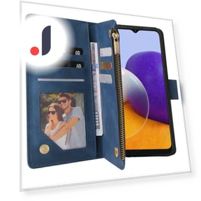 Multiple Card Slots Leather Phone Case Wallet Stand with Magnetic Clasp — Flip Cases, Smartwatch 2025