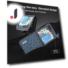 Ostrich Texture Folding Phone Case — Flip Cases, Smartwatch 2025