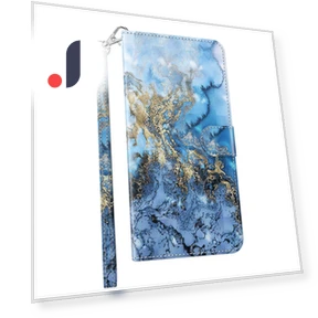 PU Leather 3D Creative Pattern Printing Phone Cover Wallet Stand with Wrist Strap — Phone Accessories, Smartwatch 2025