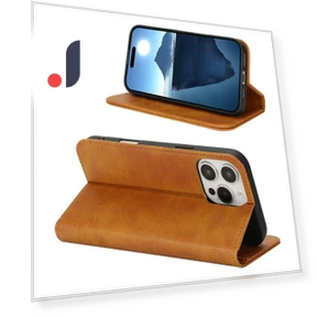 PU Leather Calf Textured Magnetic Closing Smart Phone Cover — Basic Cases, Samrtwatch Bands Straps