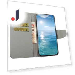 PU Leather Stand Pattern Phone Case with Wallet — Phone Accessories, Smartwatch 2025