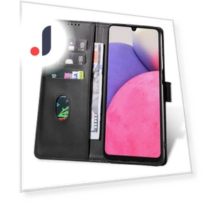 PU Leather Wallet Case with TPU Bumper and Stand — Bumpers, Smartwatch 2025