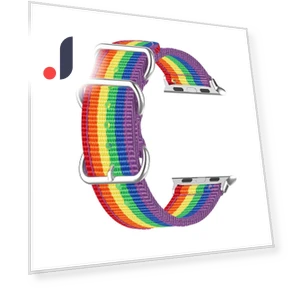 Rainbow Color Smart Watch Band — Smartwatches, Smartwatch 2025