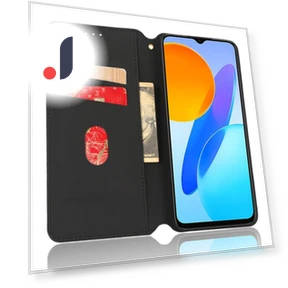 Rhombus Pattern Imprinted Magnetic Closure Phone Cover — Flip Cases, Smartwatch 2025