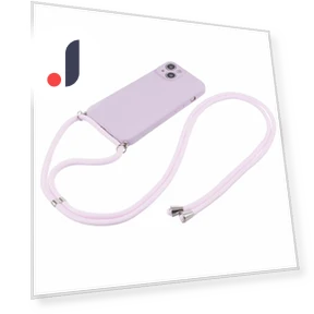 Rubberized TPU Smartphone Back Cover with Long Lanyard — Back Covers, Smartwatch 2025