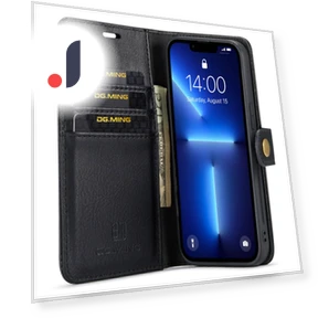 Shockproof Split Leather Detachable Magnetic Phone Shell Wallet Stand Cover — Phone Accessories, Smartwatch 2025
