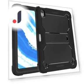 Silicone+PC Tablet Cover with Stable Kickstand — Protective Cases, Smartwatch 2025