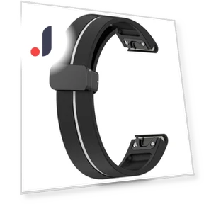 Silicone Strap Dual Color Magnetic Watch Band — Bands, Smartwatch 2025