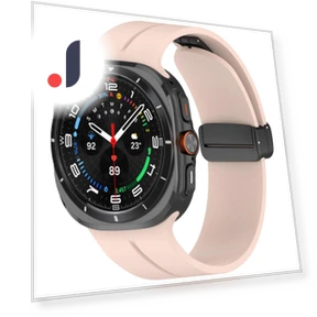 Silicone Watch Band with Magnetic Folding Buckle — Fitness Bands, Smartwatch 2025