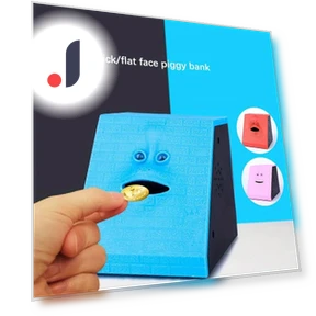 Smart Coin Bank with Face — Savings & Piggy Banks, Exquisite goods home furnishing