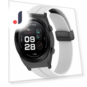 Soft Silicone Watch Strap with Magnetic Buckle — Fitness Bands, Smartwatch 2025