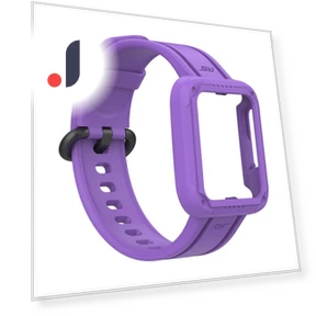 Soft Silicone Wrist Band with Watch Case — Fitness Bands, Smartwatch 2025
