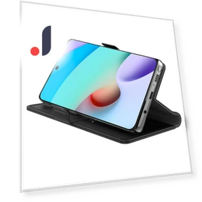 Stand PU Leather Phone Cover with Mirror — Phone Accessories, Smartwatch 2025