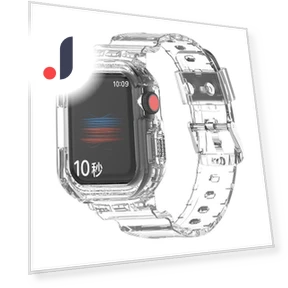 Transparent TPU Wrist Strap with Protective Case — Smartwatch Accessories, Smartwatch 2025