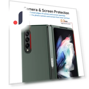 Ultra Slim Rubberized Folding PC Phone Case — Screen Protectors, Smartwatch 2025