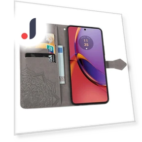 Wallet Leather Phone Cover with Mandala Embossment — Flip Cases, Smartwatch 2025