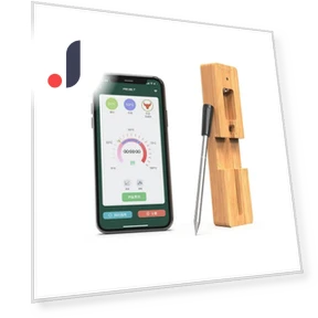 Wireless Meat Thermometer with Remote Control — Thermometers, Leisure outdoor