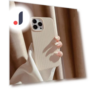 Woven Texture Soft TPU Back Case — Basic Cases, Smartwatch 2025