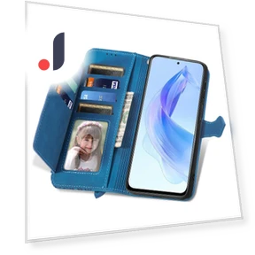 Zipper Wallet Case with Strap Flower Imprint — Basic Cases, Smartwatch 2025