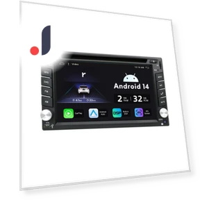 2 Din Android Car Stereo DVD Player — Stereo Receivers, Zen-Japan Electronics
