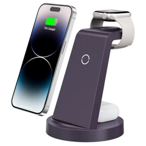 3 in 1 Wireless Charging Station, SHEN ZHEN GTL TECHNOLOGY CO .,LTD