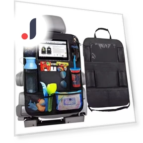 Car Backseat Organizer with Touch Screen — Seat Back, Makeup Retailer