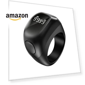 Digital Tasbeeh Counter Ring — Smart Rings, OUD Bukhoor