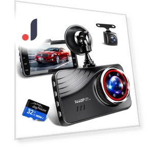 Dual Camera Dash Cam — Dashboard Cameras, SAMURAI STYLE