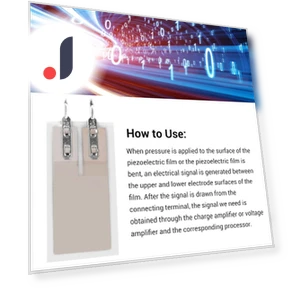 High Sense Sensor Flexible Polymer Film Sensor — Acceleration
