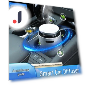 Luxury Car Smart Deodorizer with Aromatherapy Cup Holder — Car Air Fresheners, Discount Domain