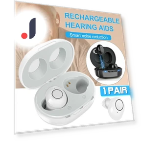 Mini Rechargeable Smart Hearing Aids — Hearing Support, The Romantics