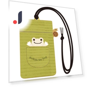 Pickles the Frog Corduroy Smartphone Sacoche — Phone Charms, Nakajima Corporation