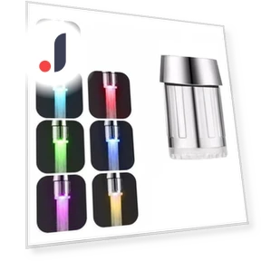 RGB LED Water Faucet with Temperature Sensor — Showerheads, Shenhu Win