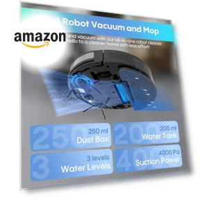 Robot Vacuum and Mop Combo — Smart Cleaning Robots, Bagotte