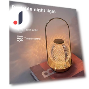 Scandinavian Crystal Table Lamp — Desk & Table Lighting, Fujmhyk