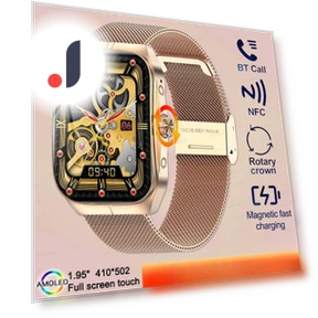 Smart Watch with NFC AMOLED Display — Smartwatches, ElectronicsHome