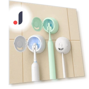 UV Wall-Mounted Toothbrush Sterilizer — Toothbrush Holders, zhizhan