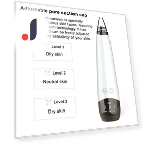 Vacuum Pore Cleaner — Blackhead & Blemish Removers, Beautiful secret