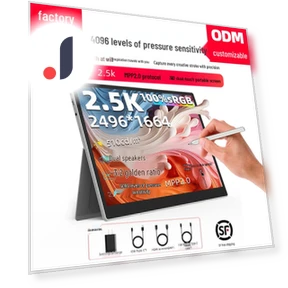 15" 2.5K Dual Touch Graphic Monitor — Display Solutions, ElectroCN