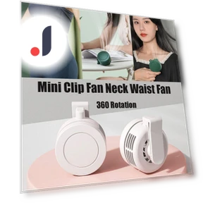 Adjustable 360° Silent Mini Bladeless Fan — Portable Cooling Solutions, TorchNicce