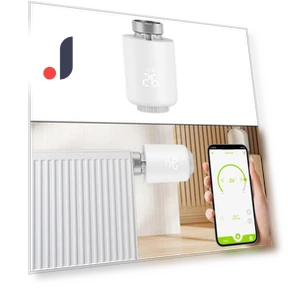 Customizable Schedule Tuya Zigbee Radiator Actuator Valve Temperature Controller Heating System — Home Climate Control, Ruihang