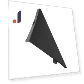 Front Right A-Pillar Triangle Antenna Trim — Chrome Trim & Accessories, PHYUN-autoparts