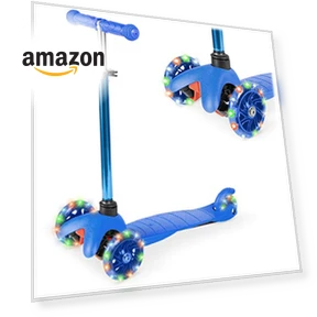 Kids Mini Kick Scooter with Light-Up Wheels — Electric Vehicles, Best Choice Products